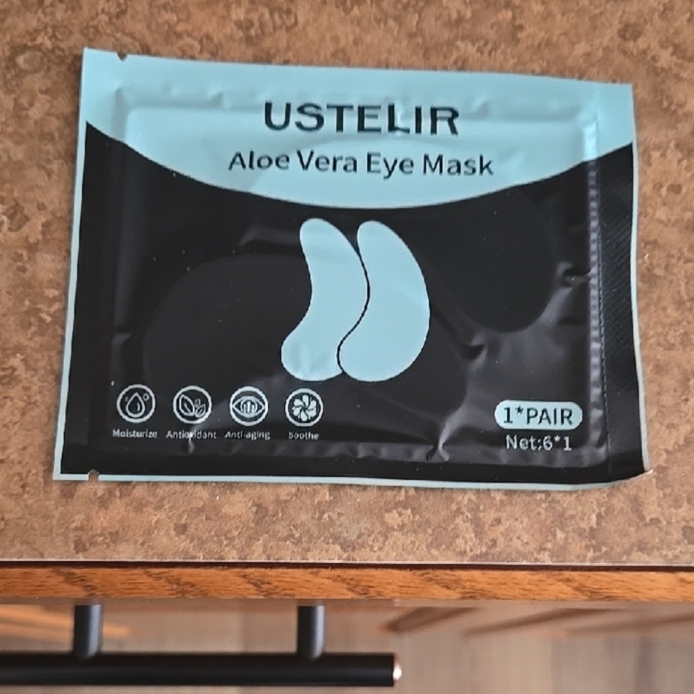 Aloe Vera Eye Mask 1 Pair New Unisex Beauty Clean Moisture soothe
